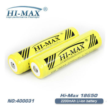 18650 batería recargable 2200mAh 3.7v